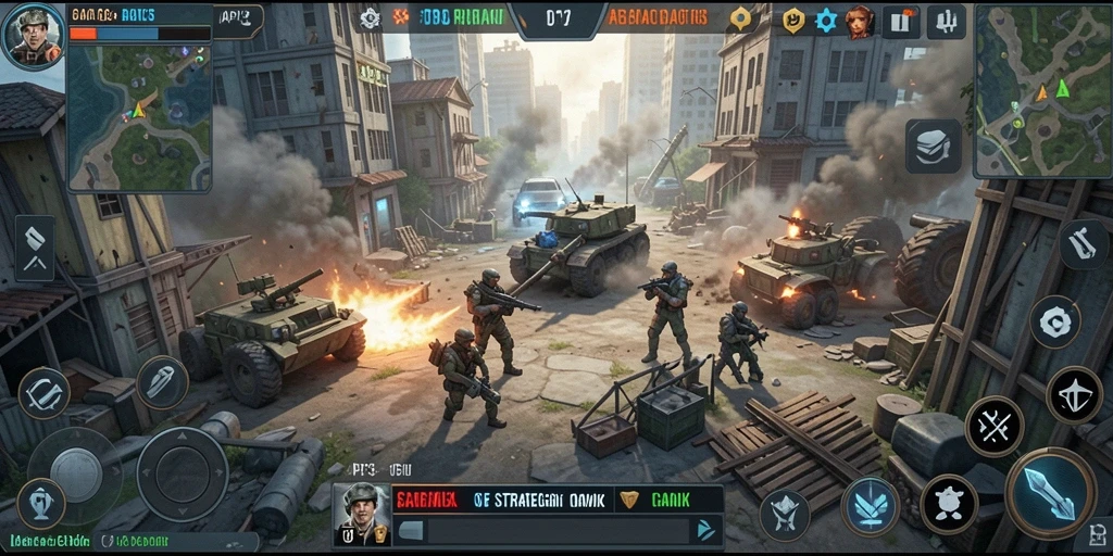 Tangkapan layar menunjukkan aksi mendebarkan dalam gameplay strategi.