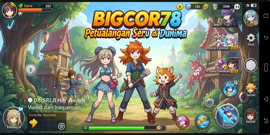 Gameplay seru dan menakjubkan di BIGCOR78.