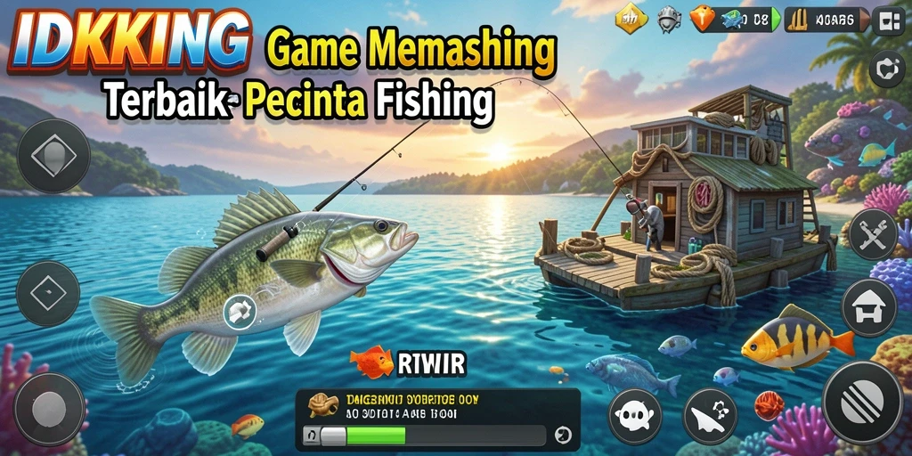 Tampilan gameplay IDRKING yang memukau dan menarik.