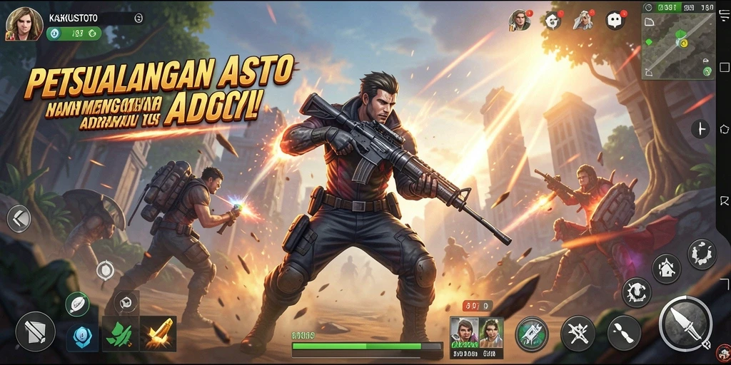 Tangkapan layar gameplay KASKUSTOTO dengan aksi seru dan menghibur.
