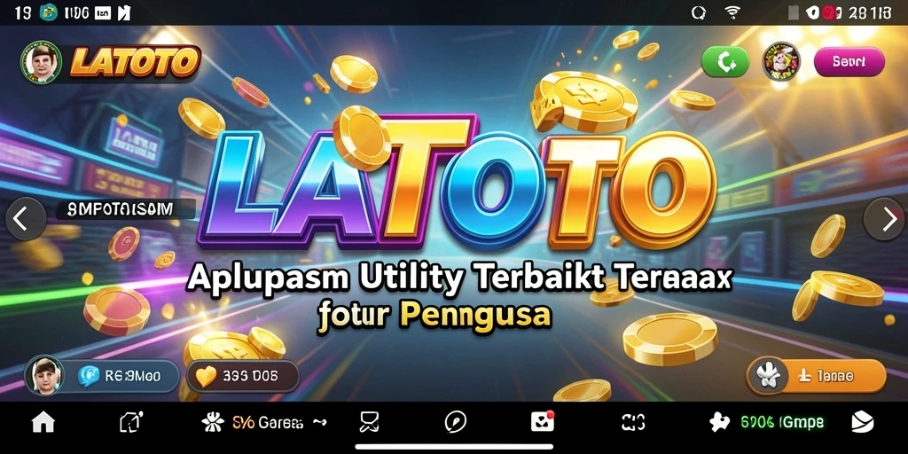 Tampilan antarmuka LATOTO yang sederhana dan mudah digunakan.