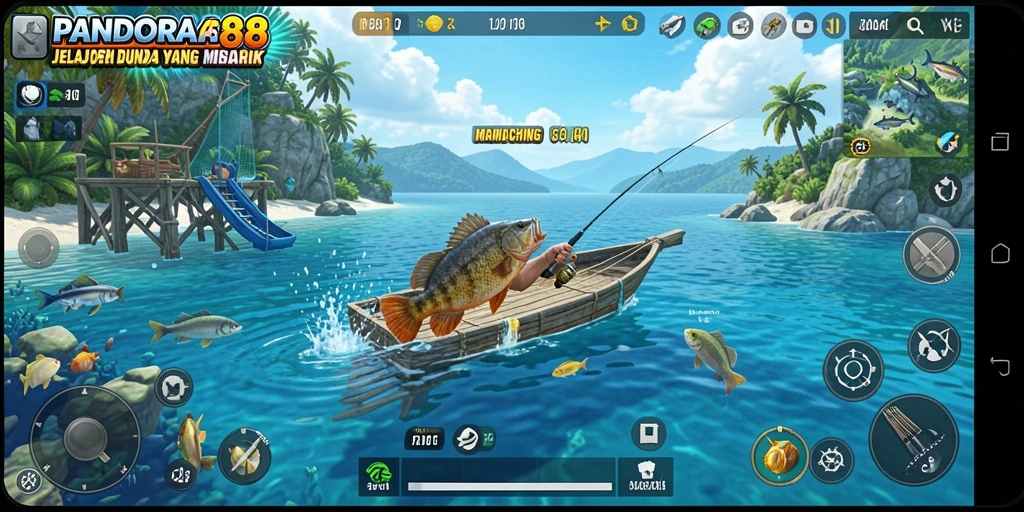 Tangkapan ikan yang menakjubkan dalam gameplay PANDORA88.