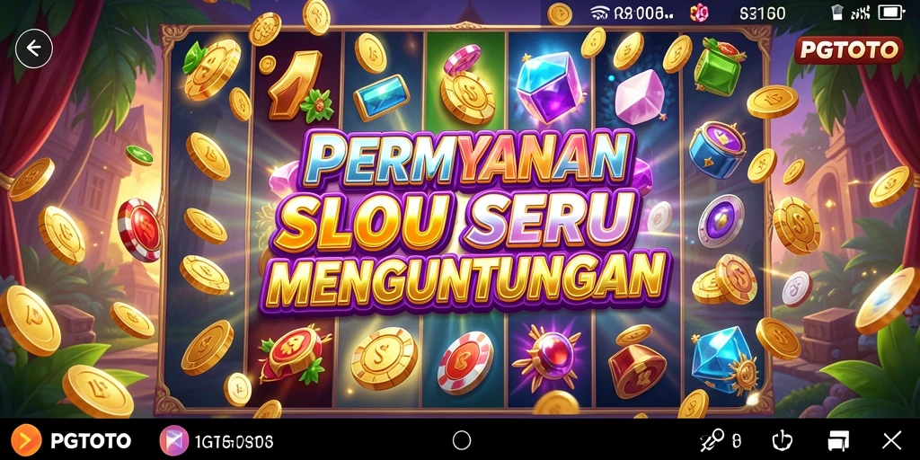 Tampilan gameplay PGTOTO yang penuh warna dan mendebarkan.