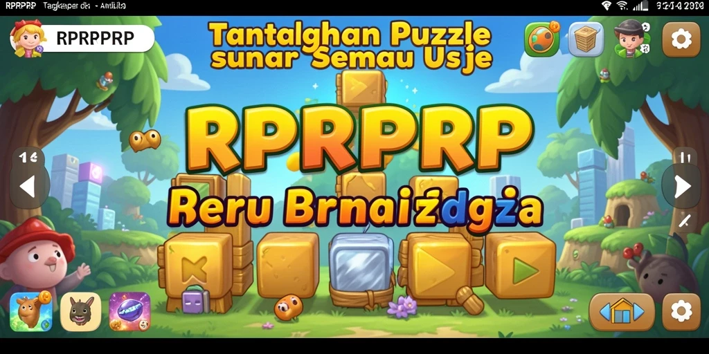 Tampak seru gameplay RPRPRP dengan teka-teki menantang.