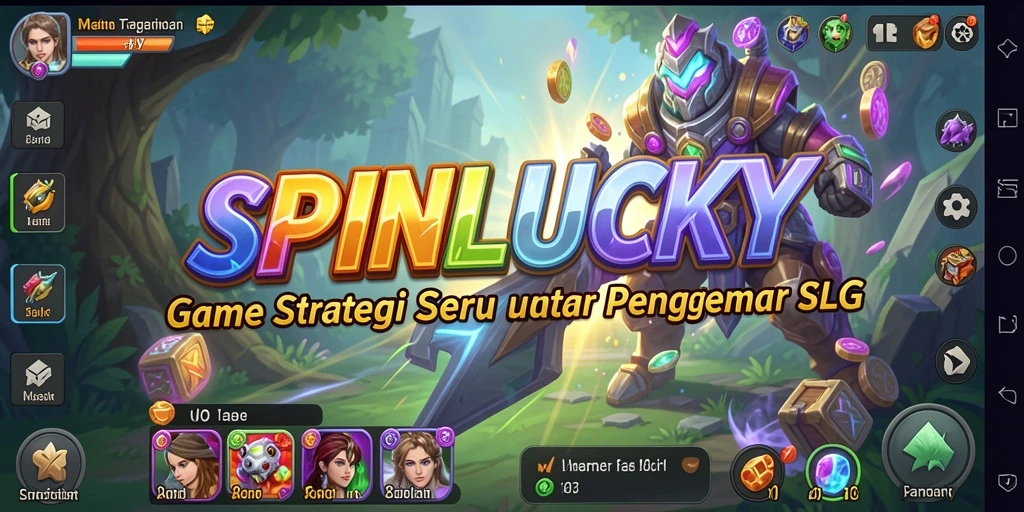 Tampilan gameplay SPINLUCKY yang menarik dan seru.